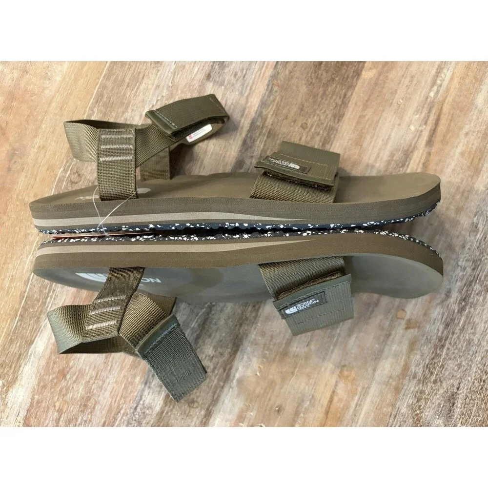 The North Face Skeena Sandals Men’s Size 12 TNF Military Olive Mineral Grey NWT